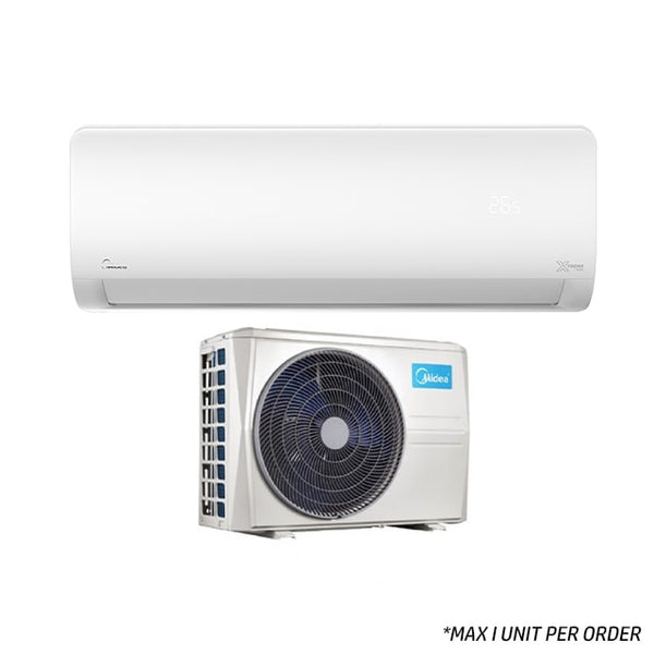Midea 1.0HP Split Wall Mounted Type ( FULL SET) Air-Cond INVERTER IV Xtreme MSXS-10CRDN8