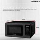 Khind Ketuhar Gelombang Mikro 20L Microwave Oven MW2001D