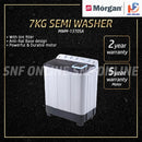 Morgan Mesin Basuh Separuh Manual Semi Auto Washing Machine 7kg MWM-1370SA