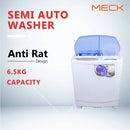 Meck Semi Auto Washing Machine 6.8kg MWM-6855