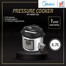 Midea Electric Pressure Cooker Dual Pot ( 5.7L ) MY-D6007SS2