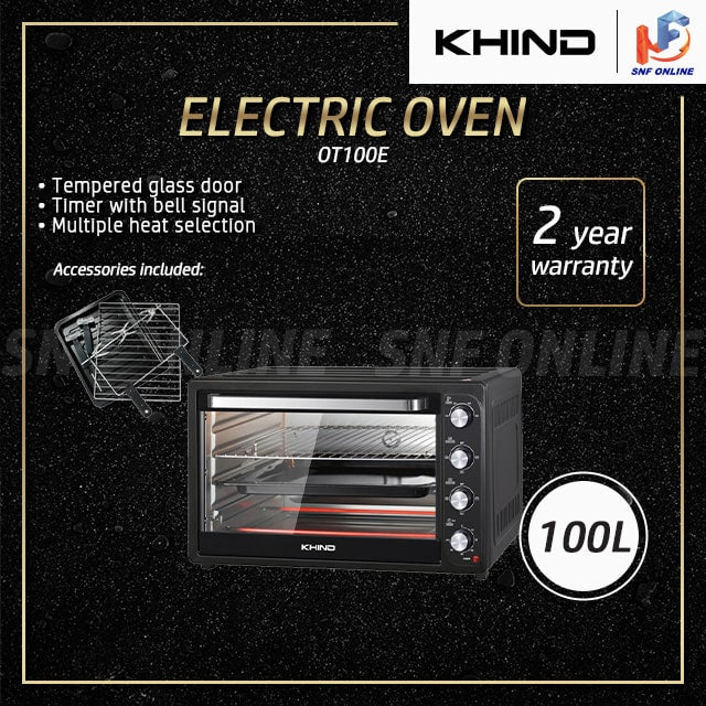 Khind Electric Oven 100L OT100E Upgrade of OT100