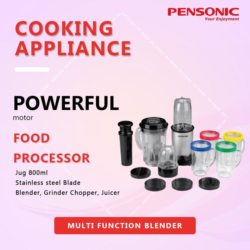 Pensonic Multi Function Blender Food Processor PB-4000