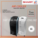 Sharp Penyejuk Udara - Air Cooler (6 L) PJA36TVW/PJA36TVB