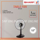 Sharp 12” Table Fan Kipas Meja PJT129 PJT129GY