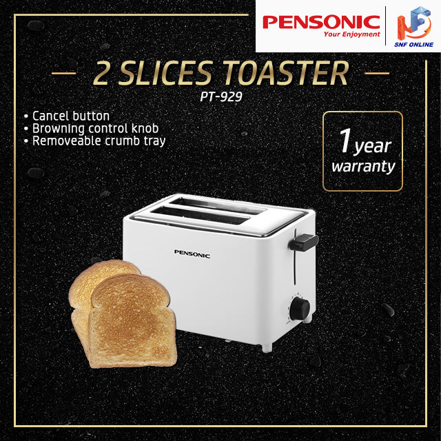Pensonic 2 Slices Bread Toaster PT-929