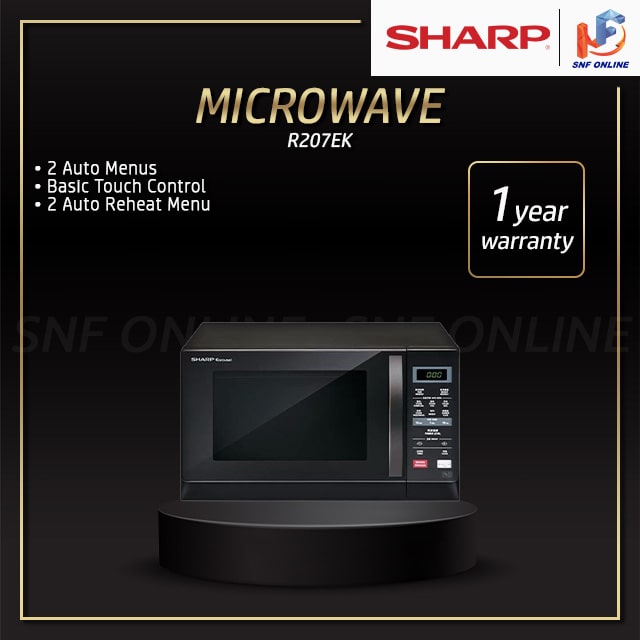 Sharp 20L Microwave Oven - Touch Control R207EK