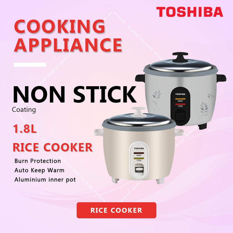 Toshiba Rice Cooker 1.8L RC-T18CEMY(GY)