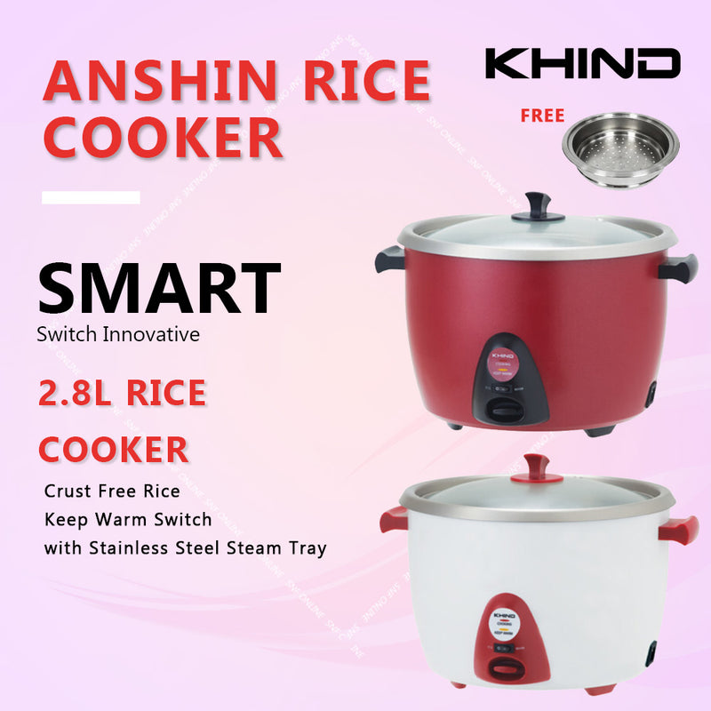 Khind Anshin Rice Cooker 2.8L RC128M