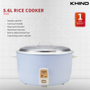 Khind 5.6L Rice Cooker RC561