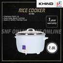 Khind Rice Cooker ( 7.8L ) RC780