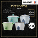 Khind Rice Cooker - Random Colour RC828N (2.8L)