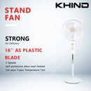 Khind Kipas Berdiri - (16’’) Stand Fan SF1660T