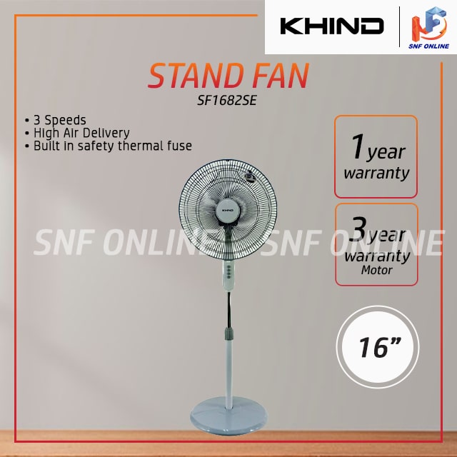 Khind 16’’ Stand Fan SF1682SE SF1688E Kipas Berdiri