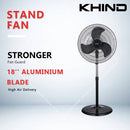 Khind 18 Industrial Stand Fan Aluminum SF1803B