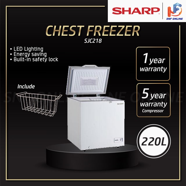 Sharp Chest freezer 220L SJC218