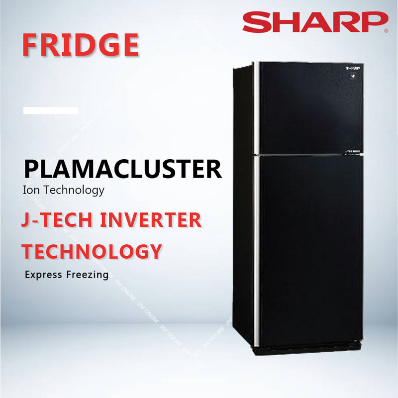 Sharp 440L Fridge Refrigerator J-Tech Inverter SJP498GK Peti Sejuk