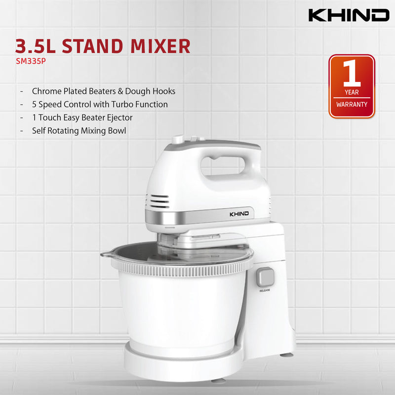 Khind 3.5L Stand Mixer Plastic Bowl SM335P