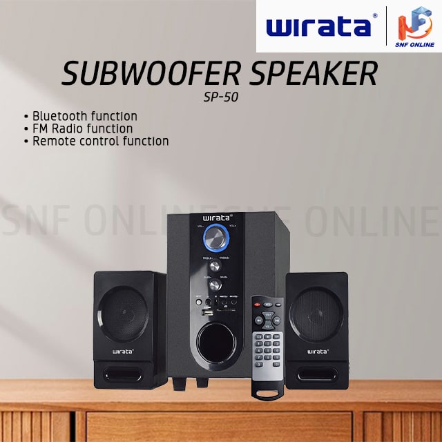 Wirata 2.1 Subwoofer Speaker System SP-50 SP-50S