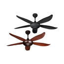 ELMARK Ceiling Fan With Remote Control (52") SPITFIRE 246-MC / ELMARK-KL101 (Midnight Caramel) / (56") SUPER123 (MBK+MC)