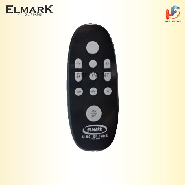 ELMARK 52 Ceiling Fan With Remote Control 5 SPITFIRE 246-MC (Midnight Caramel) / ELMARK-KL101 (Matt Black)