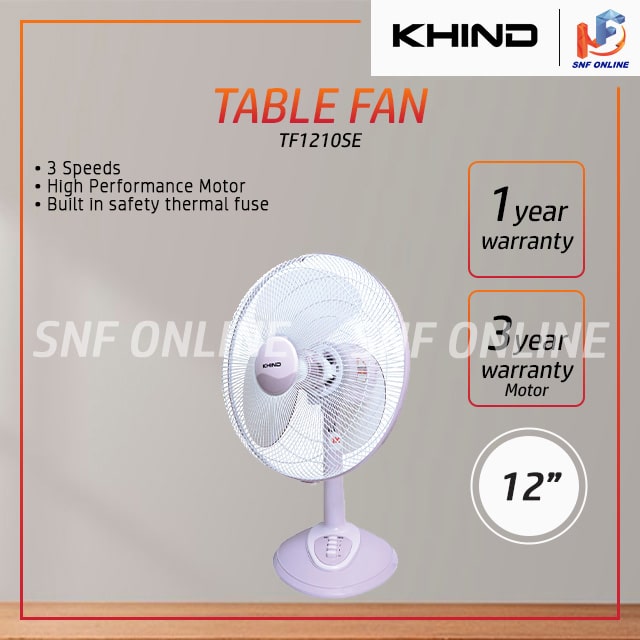 Khind Table Fan (12) TF1210SE