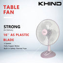 Khind Kipas Meja - Table Fan 16’’ TF1610SE