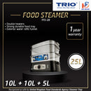 Trio Pengukus Makanan Food Steamer 25L TFS-28 TFS28