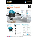 Khind Wet & Dry Vacuum Cleaner VC3622