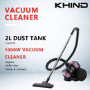 Khind Pembersih Hampagas Vacuum Cleaner Bagless VC8010
