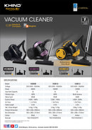 Khind Vacuum Cleaner Bagless VC8012