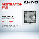 Khind Kipas Pengudaraan - 10" Ventilation Fan VF100