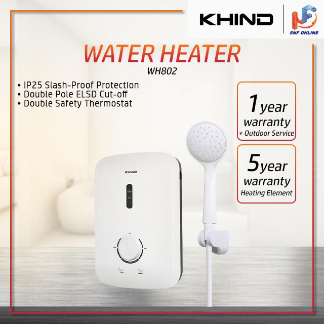 Khind Water Heater Non Pump WH802