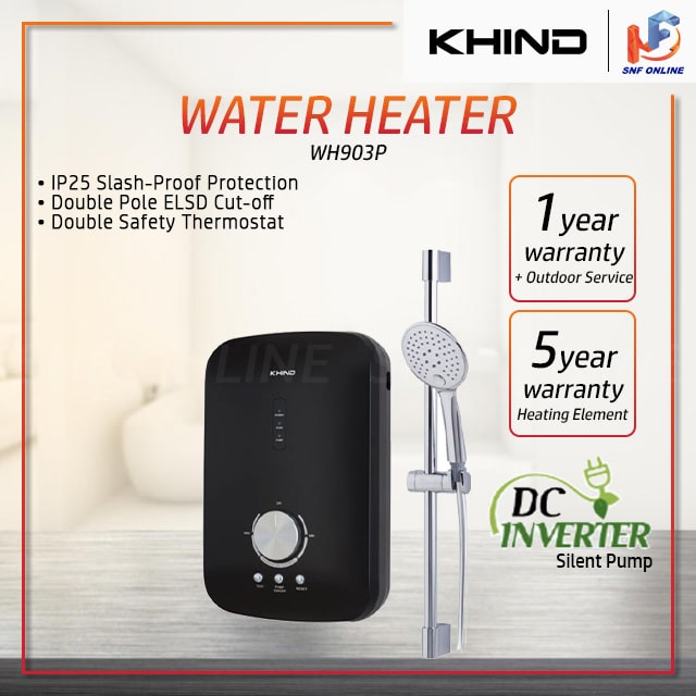 Khind Water Heater (DC Pump) WH903P