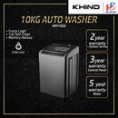 Khind Mesin Basuh 10kg Fully Auto Washing Machine Washer mesin basuh WM100A