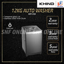 Khind Mesin Basuh 12Kg Fully Auto Washing Machine WM120A