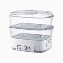 Morgan Pengukus Makanan Food Steamer 2 Tier 28L Nutristeam Pengukus Makanan MFS-29 MFS-29(BK) MFS-29(WH)