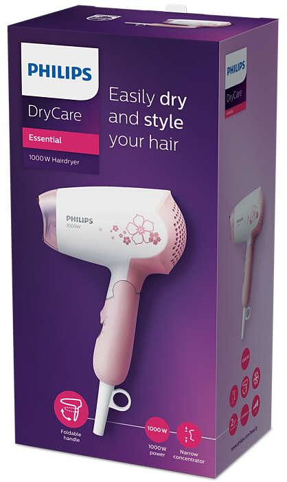 Philips Hair Dryer HP8108 (1000W) Foldable Handle