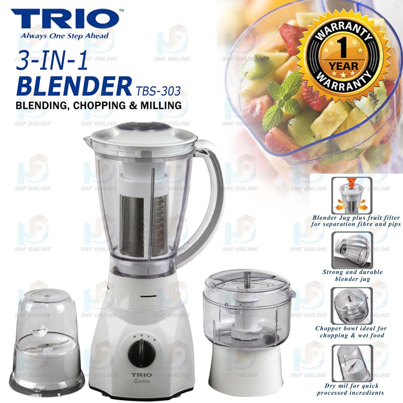 Trio Blender 3-in-1 Blender Buah TBS-303