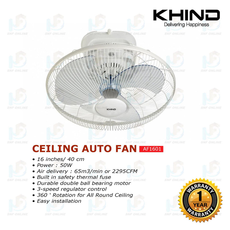 Khind Auto Fan 16 “ AF1601