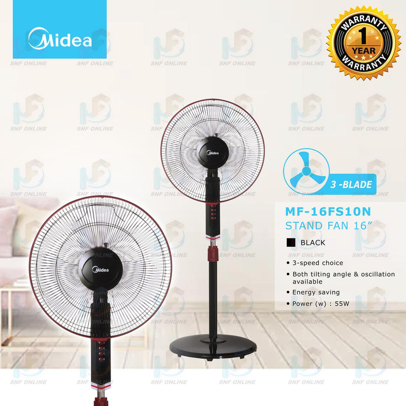 Midea 16” Stand Fan MF-16FS10N / NS