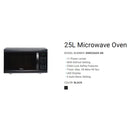 Midea Pemanas Lauk 25L Microwave Oven EM825AGS-BK