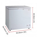 Sharp Peti Sejuk Beku -  Chest freezer 220L SJC218