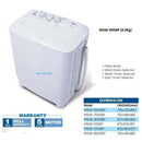 Midea Mesin Basuh Manual 9Kg Semi auto Washing Machine MSW-9008P