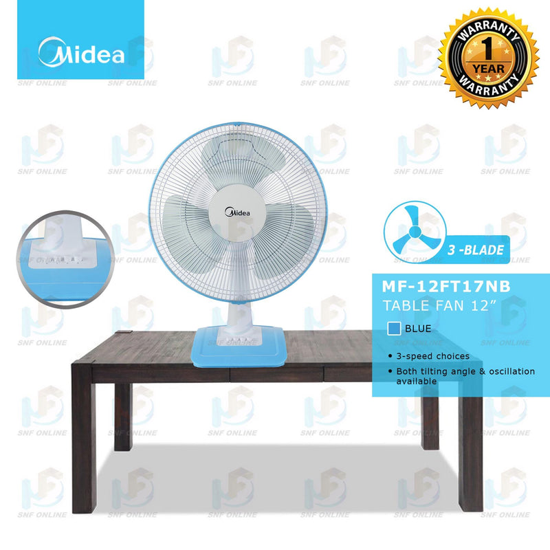 Midea Table Fan 12”  Kipas Meja MF-12FT17NB