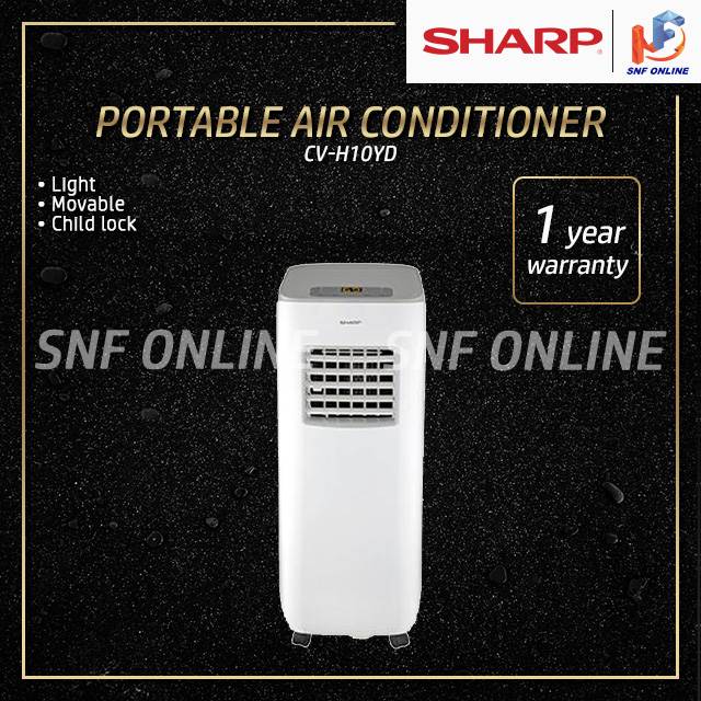 Sharp Portable Air Conditioner 1.0HP R32 CVH10YD CV-H10YD