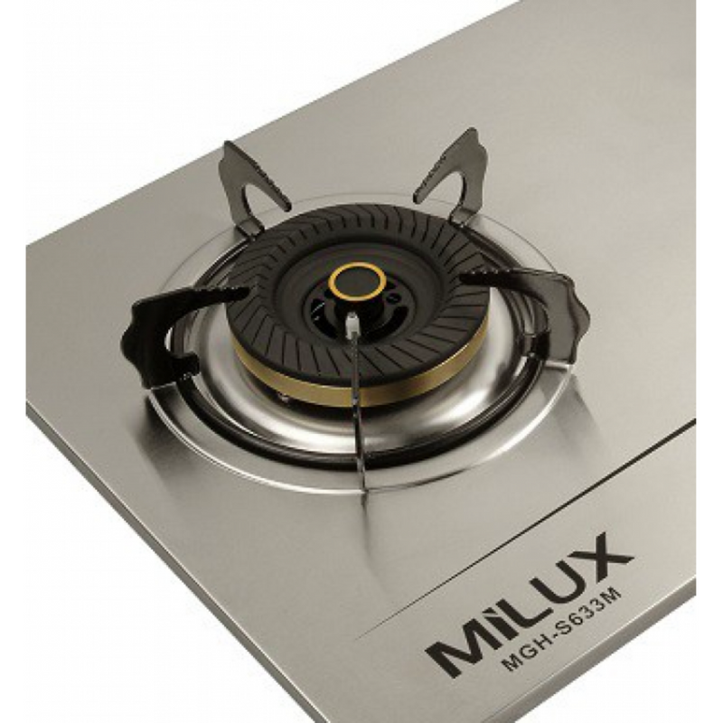 Milux 2 Burner Gas Cooker Hob Dapur Built-in MGHS633M MGH-S633M
