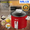 Milux Classy Mini Rice Cooker 0.3L MRC-703 MRC703