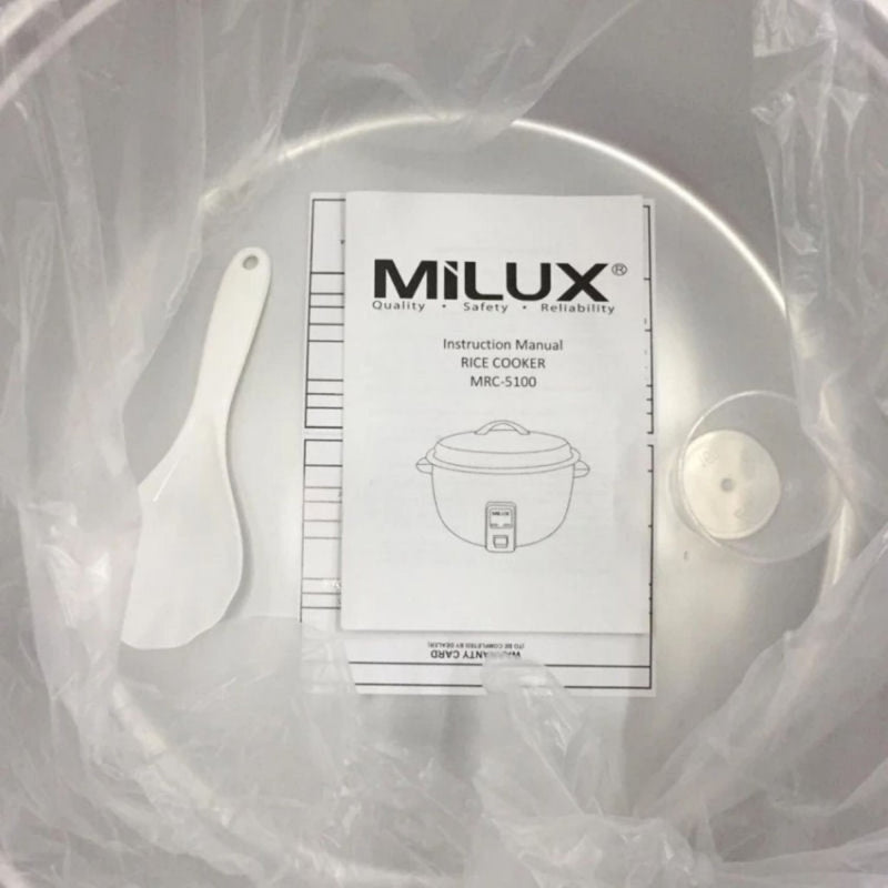 Milux 10L Electric Rice Cooker Periuk Nasi Elektrik MRC-5100 MRC5100 / MRC-5200 MRC-5200SE (PEACOCK)
