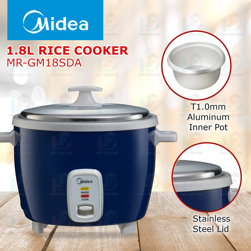 Midea Rice Cooker 1.8L MR-GM18SDA B MRGM18SDAB
